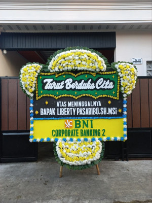 Papan Bunga Duka di Nganjuk